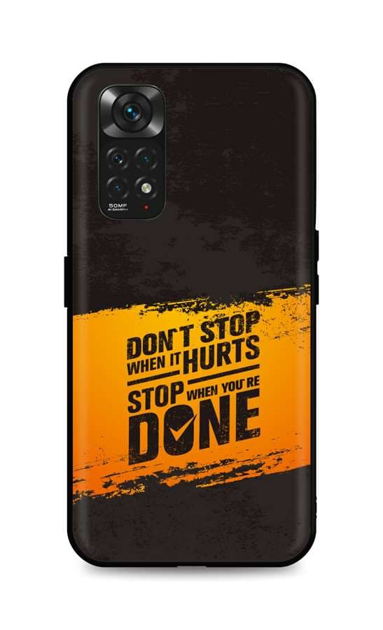 Kryt TopQ Xiaomi Redmi Note 11 silikon Don´t Stop 71828