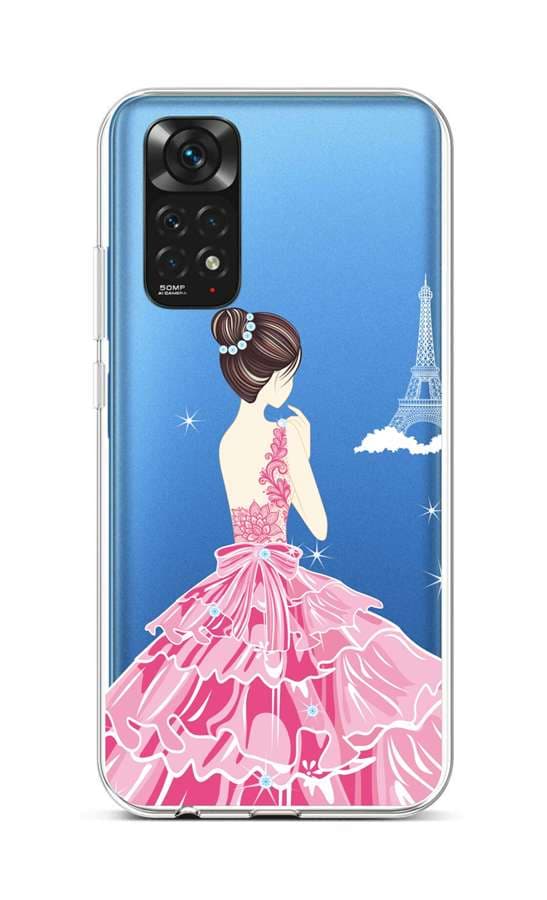Kryt TopQ Xiaomi Redmi Note 11 silikon Pink Princess 71889