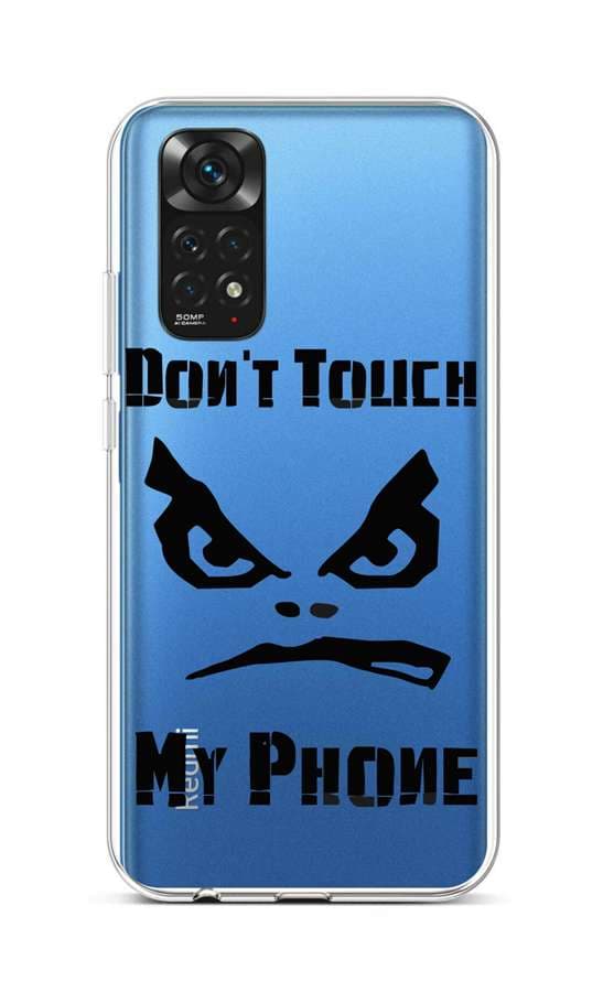 Kryt TopQ Xiaomi Redmi Note 11 silikon Don't Touch průhledný 71903