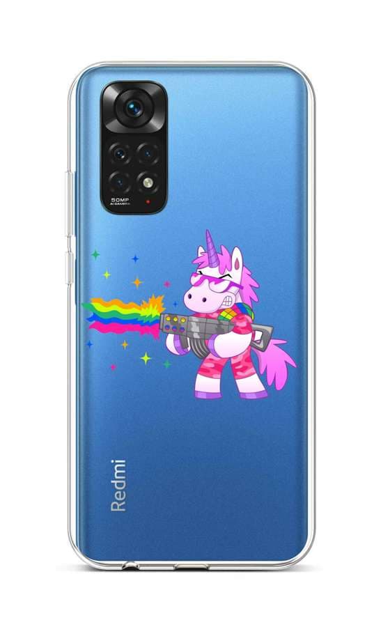 Kryt TopQ Xiaomi Redmi Note 11 silikon Rainbow Gun 71911