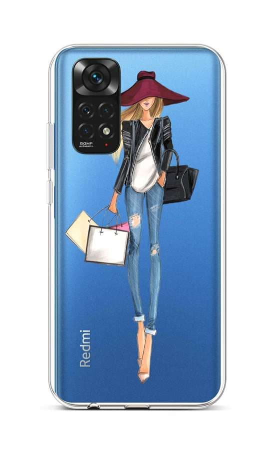 Kryt TopQ Xiaomi Redmi Note 11 silikon Lady 2 71921