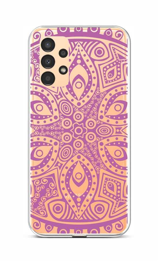 Kryt TopQ Samsung A13 silikon Violet Mandala 72064