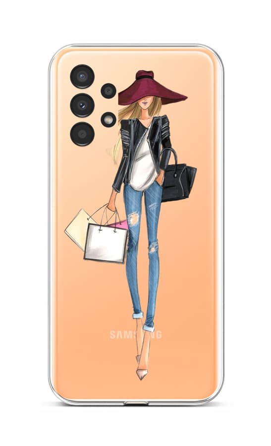 Kryt TopQ Samsung A13 silikon Lady 2 72147