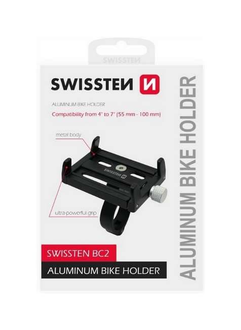 Držák na mobil na kolo Swissten BC2 černý 72410 - náhled 1