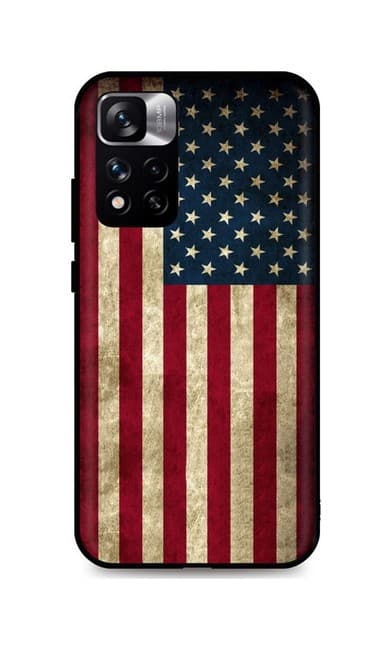 Kryt TopQ Xiaomi Redmi Note 11 Pro+ 5G 3D silikon Amerika 72480