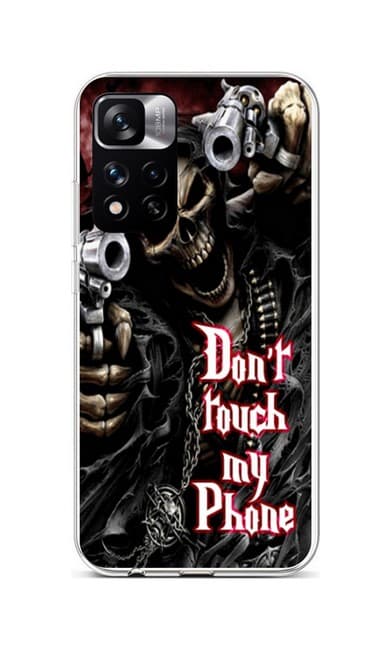 Kryt TopQ Xiaomi Redmi Note 11 Pro+ 5G silikon Smrťák 72490