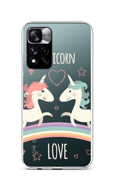 Kryt TopQ Xiaomi Redmi Note 11 Pro+ 5G silikon Unicorn Love 72493
