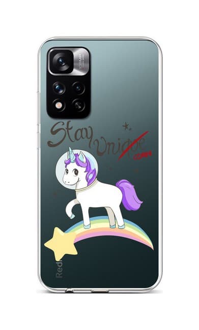 Kryt TopQ Xiaomi Redmi Note 11 Pro+ 5G silikon Stay Unicorn 72494