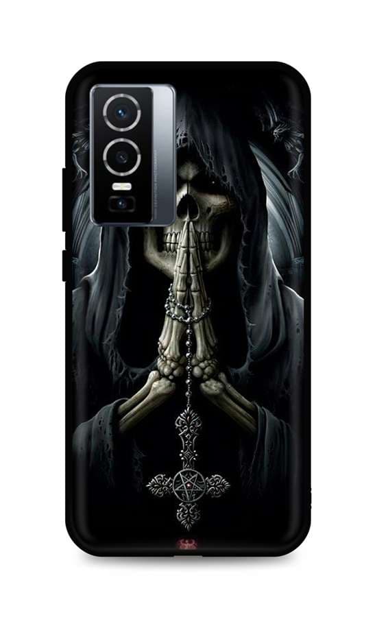Kryt TopQ Vivo Y76 5G silikon Grim Reaper 72577