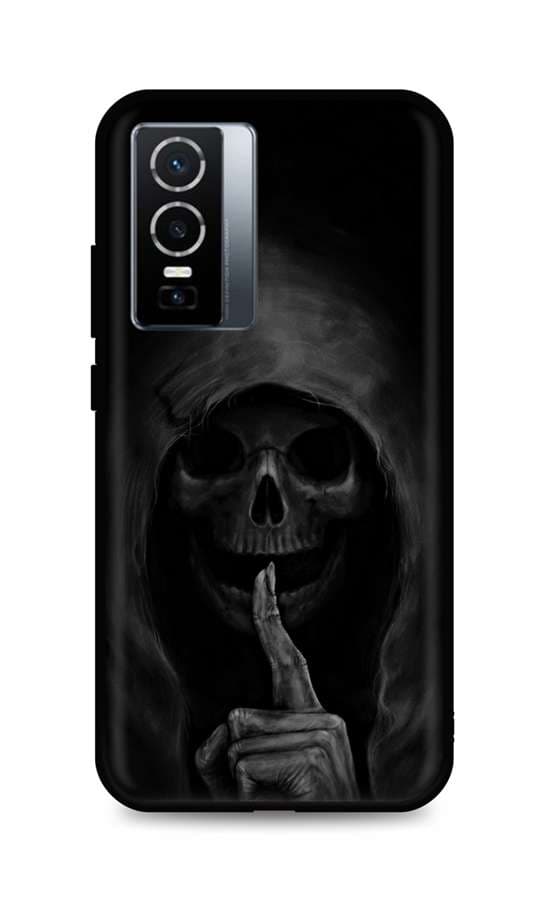Kryt TopQ Vivo Y76 5G silikon Dark Grim Reaper 72578