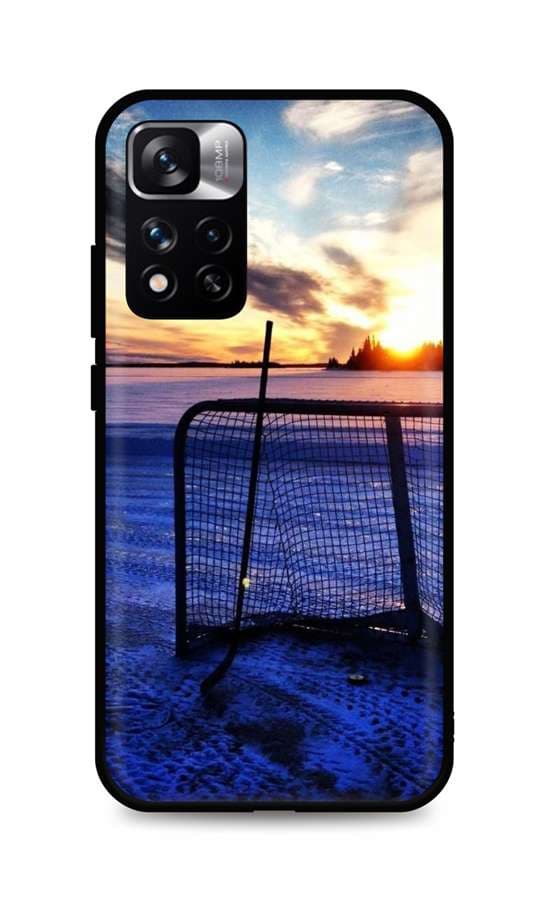 Kryt TopQ Xiaomi Redmi Note 11 Pro+ 5G silikon Hockey Sunset 72580