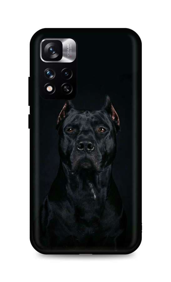Kryt TopQ Xiaomi Redmi Note 11 Pro+ 5G silikon Dark Pitbull 72588
