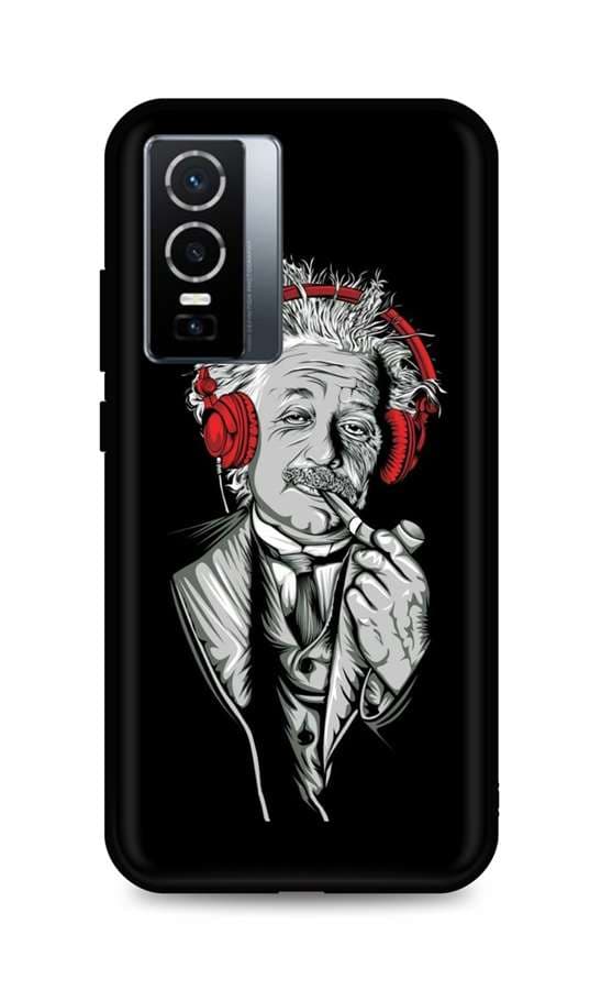 Kryt TopQ Vivo Y76 5G silikon Albert Einstein 72589