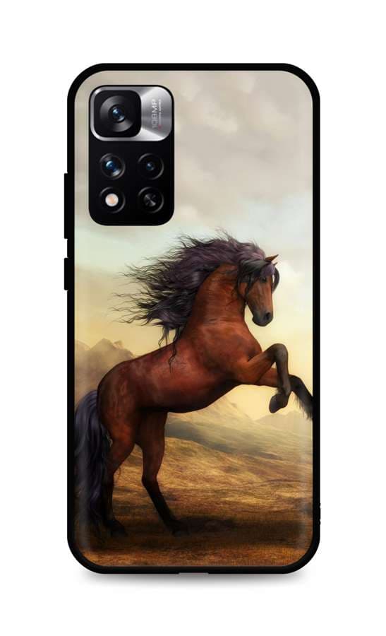 Kryt TopQ Xiaomi Redmi Note 11 Pro+ 5G silikon Brown Horse 72632