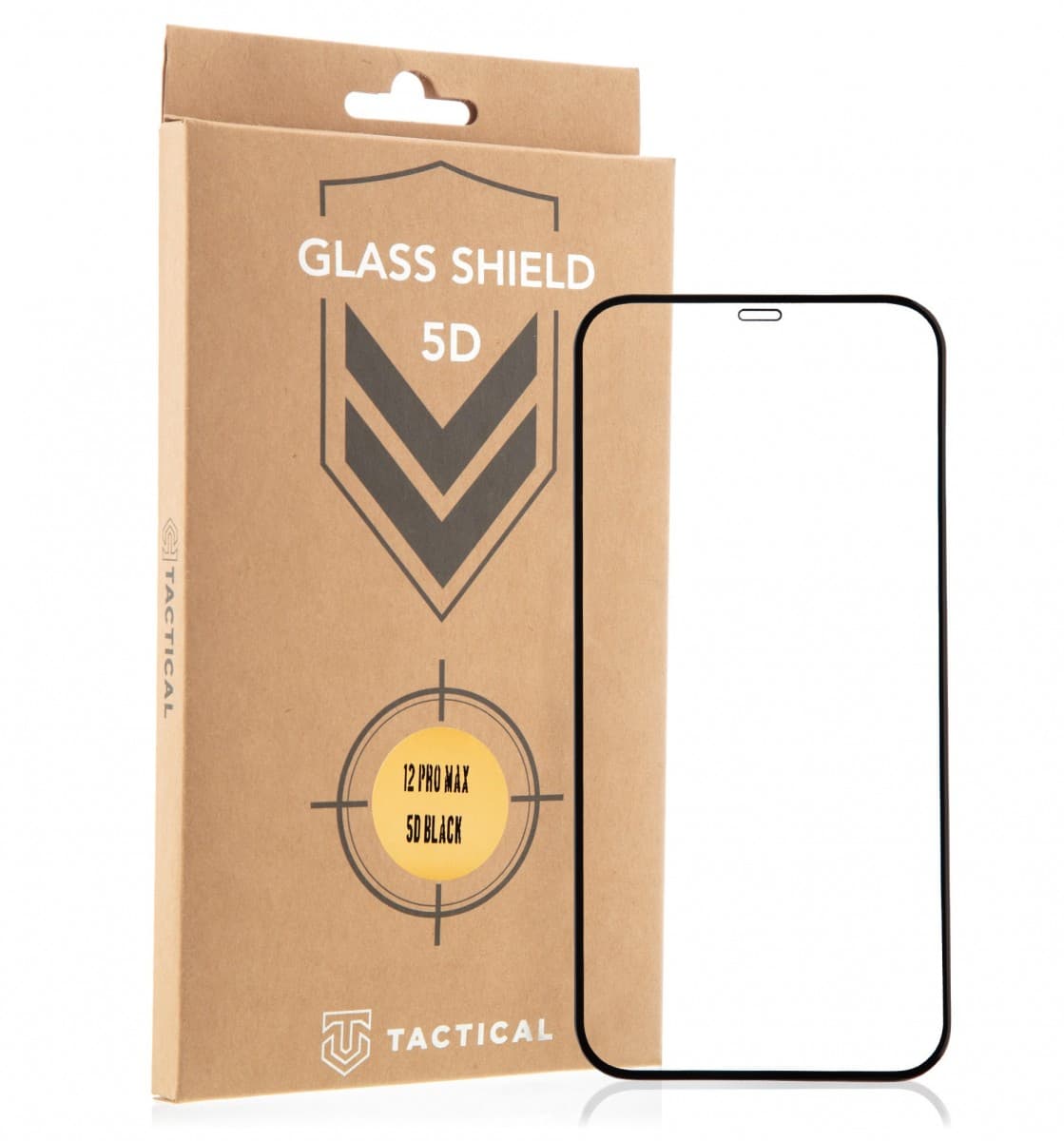 Tactical Glass Shield 5D sklo pro Apple iPhone 12 Pro Max Black - náhled 1