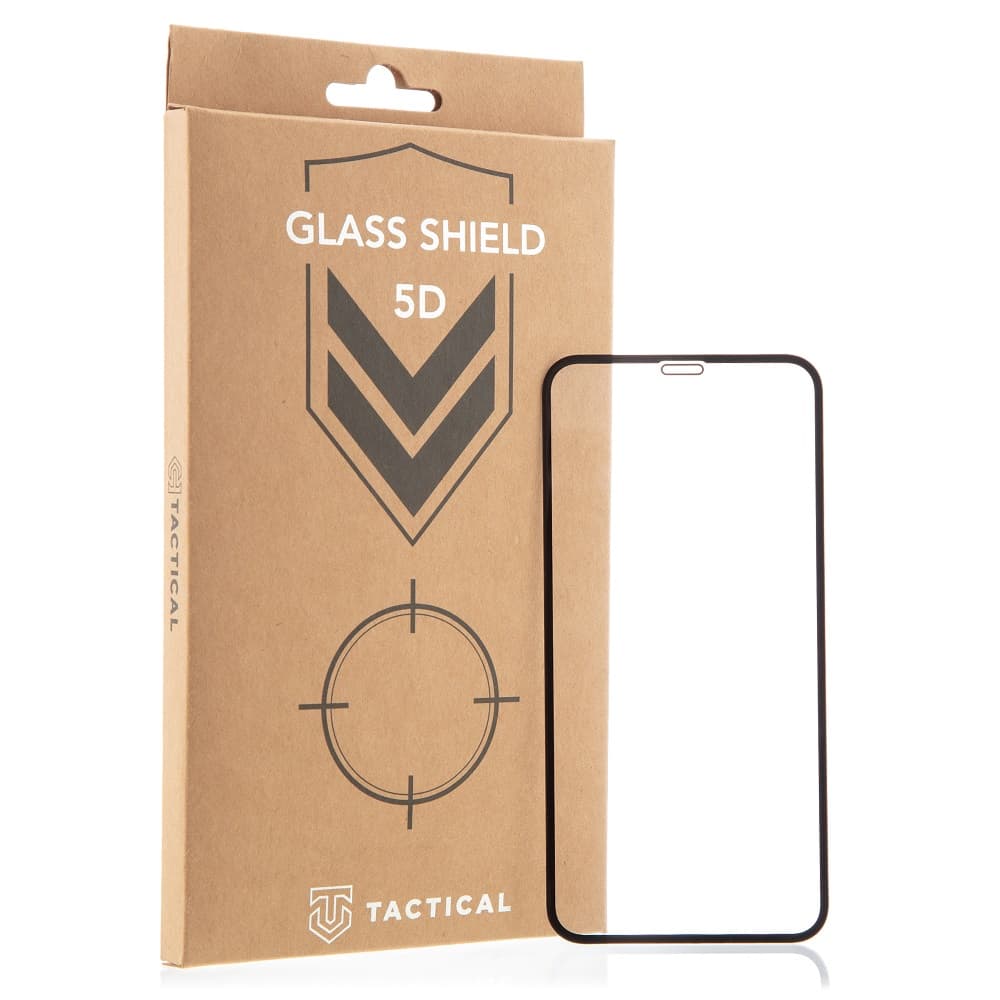 Tvrzené sklo Tactical Glass Shield pro Apple iPhone 11 Pro - XS - X 5D černé - náhled 1