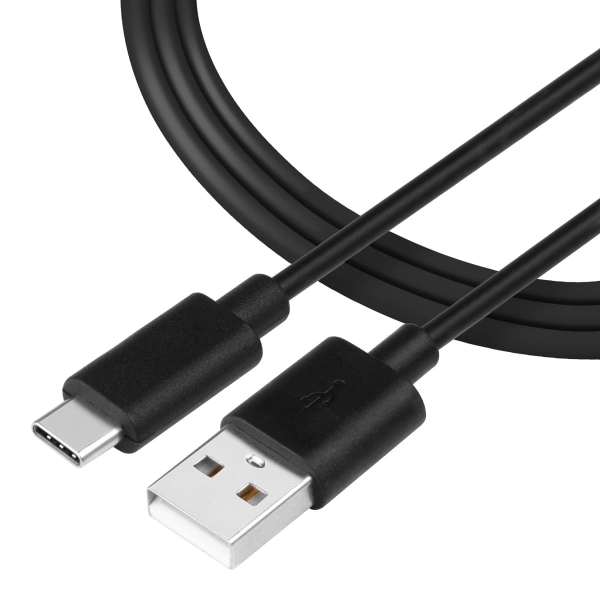 Tactical Smooth Thread Cable USB-A/USB-C  1m Black - náhled 1