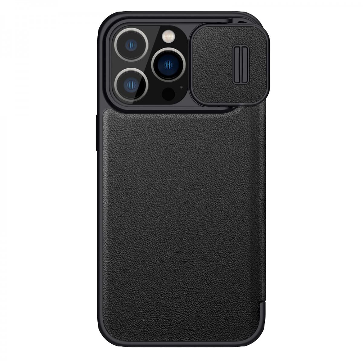 Nillkin Qin Book PRO Cloth Pouzdro pro Apple iPhone 14 Pro Max Classic Black - náhled 1