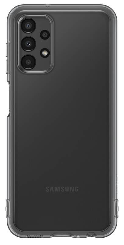 EF-QA135TBE Samsung Soft Clear Kryt pro Galaxy A13 Black - náhled 1