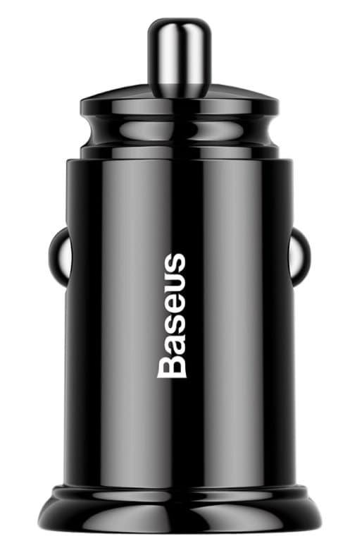 Adaptér do auta Baseus CCALL-YD01 Circular 2xUSB QC3.0 30W Black - náhled 1
