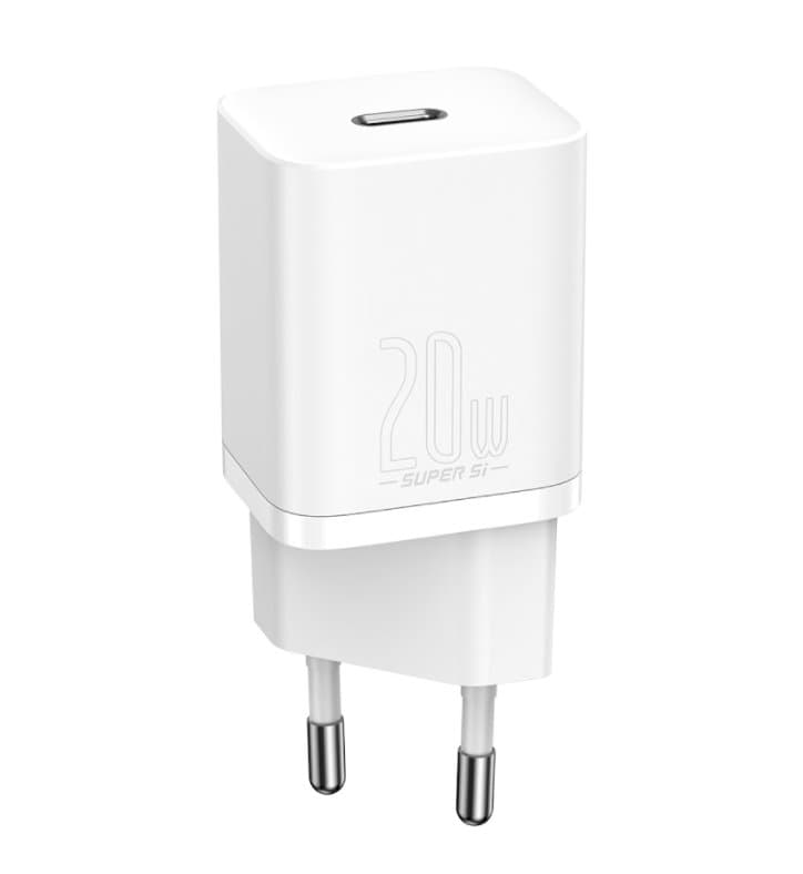 Baseus CCSUP-B02 Super Si Quick Nabíječka USB-C 20W White - náhled 1