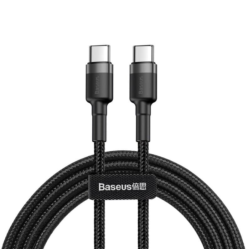 Baseus CATKLF-GG1 Cafule Kabel USB-C 60W 1m Gray/Black - náhled 1