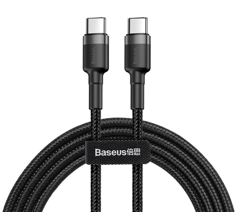 Baseus CATKLF-HG1 Cafule Kabel USB-C 60W 2m Gray/Black - náhled 1