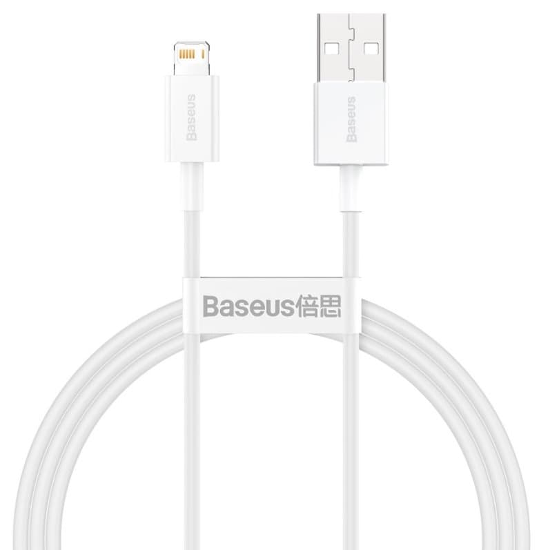 Baseus CALYS-A02 Superior Fast Charging Kabel Lightning 2.4A 1m White - náhled 1