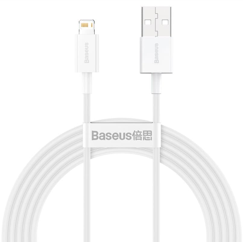 Baseus CALYS-C02 Superior Fast Charging Kabel Lightning 2.4A 2m White - náhled 1