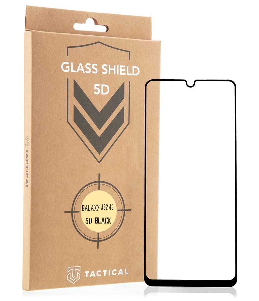 Tactical Glass Shield 5D sklo pro Samsung Galaxy A32 4G Black - náhled 1