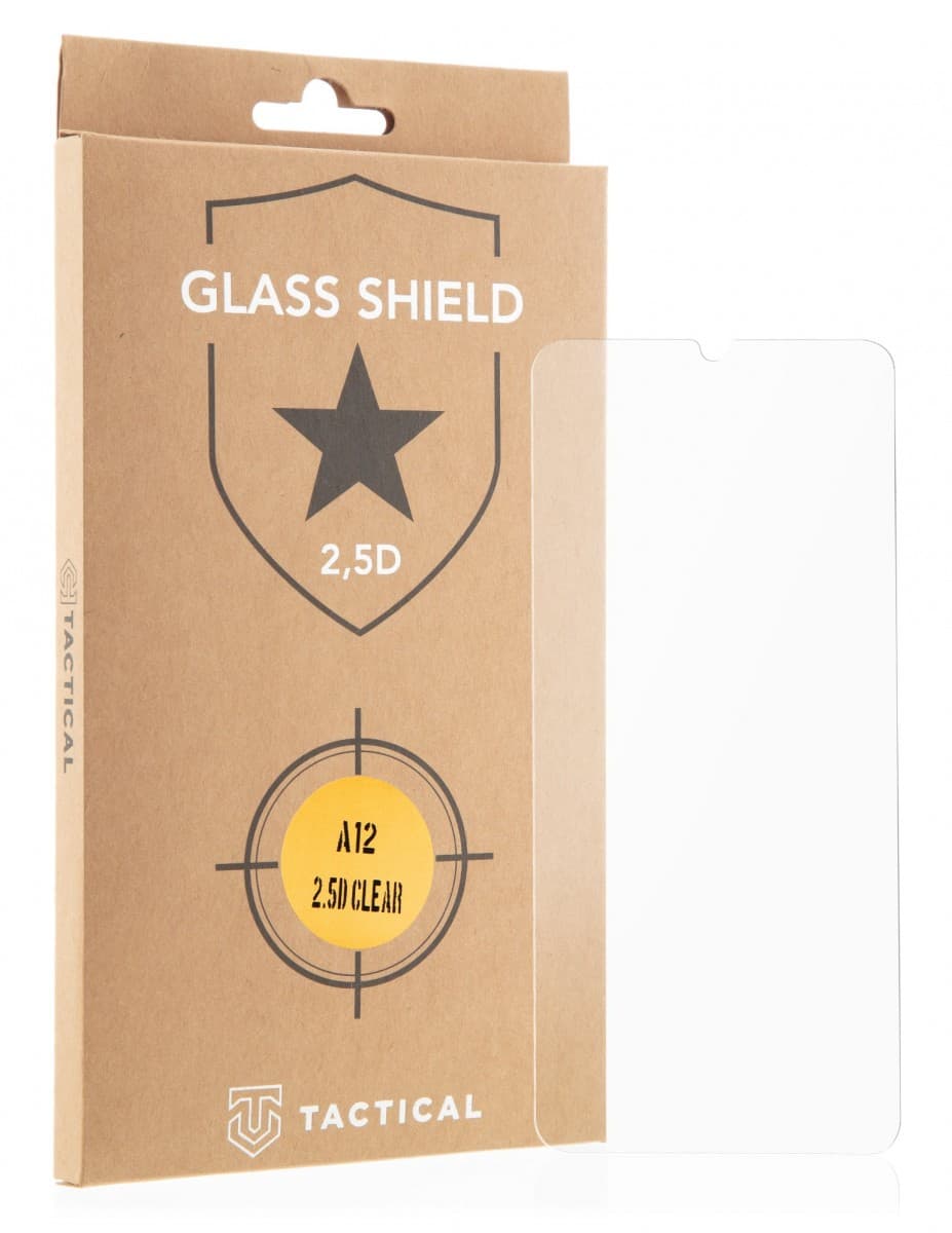 Tactical Glass Shield 2.5D sklo pro Samsung Galaxy M12/A32 5G/A12/A02s Clear - náhled 1