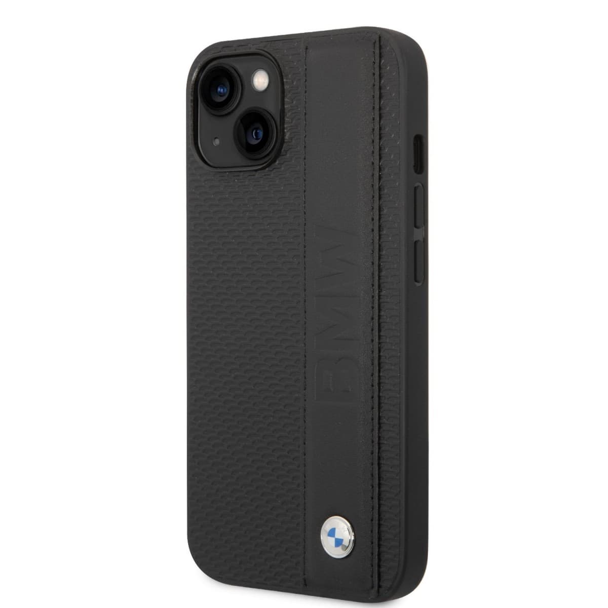 BMW Signature Leather Big Logo Zadní Kryt pro iPhone 14 Plus Black - náhled 1