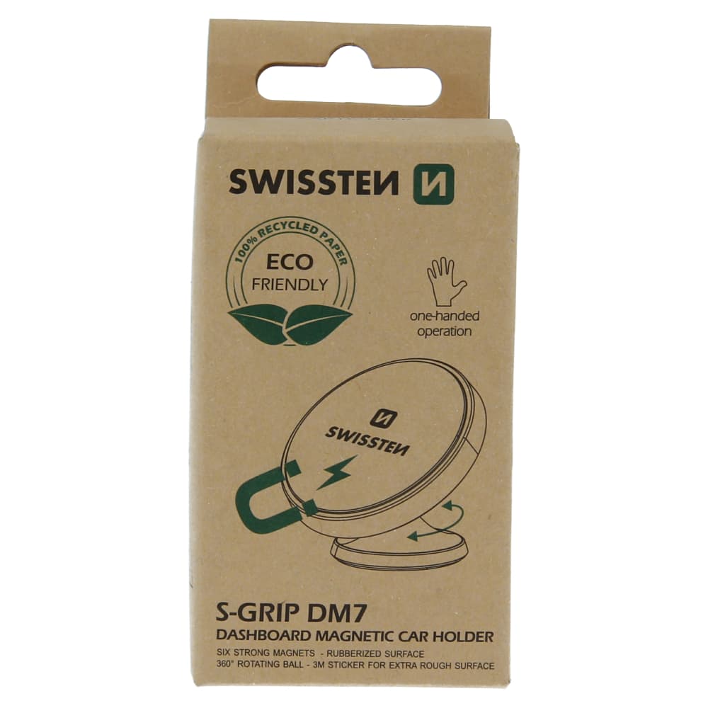 Magnetický držák do auta swissten s-grip dashboard dm7 (eco balení) - náhled 1