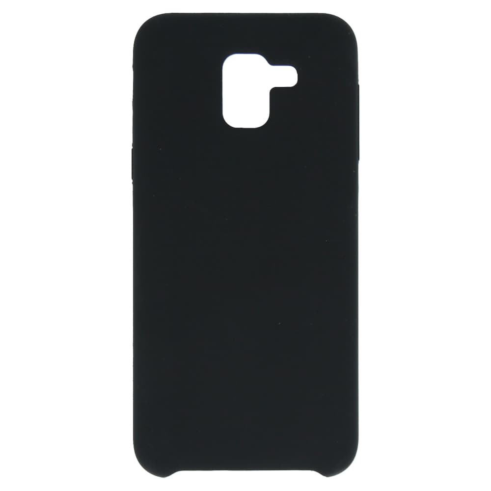 Silikonové pouzdro swissten liquid samsung j600 galaxy j6 2018 černé - náhled 1