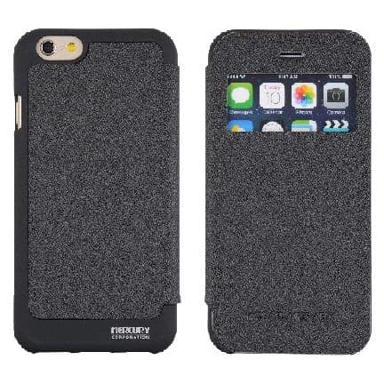 Pouzdro mercury wow bumper view iphone 6 černé - náhled 1