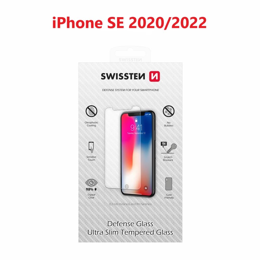 Tvrzené sklo Swissten apple iphone se 2020/se 2022 - náhled 1