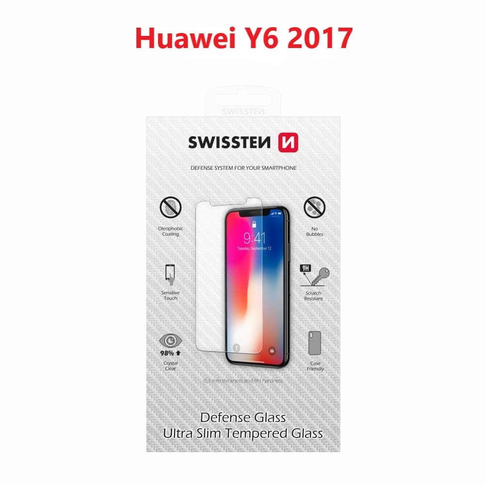 Tvrzené sklo Swissten huawei y6 2017 - náhled 1