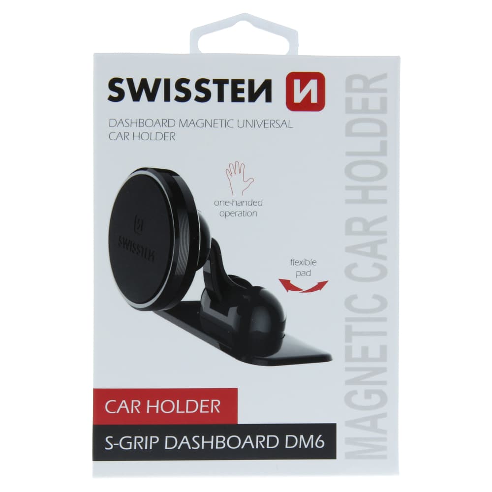 Magnetický držák do auta swissten s-grip dashboard dm6 - náhled 1