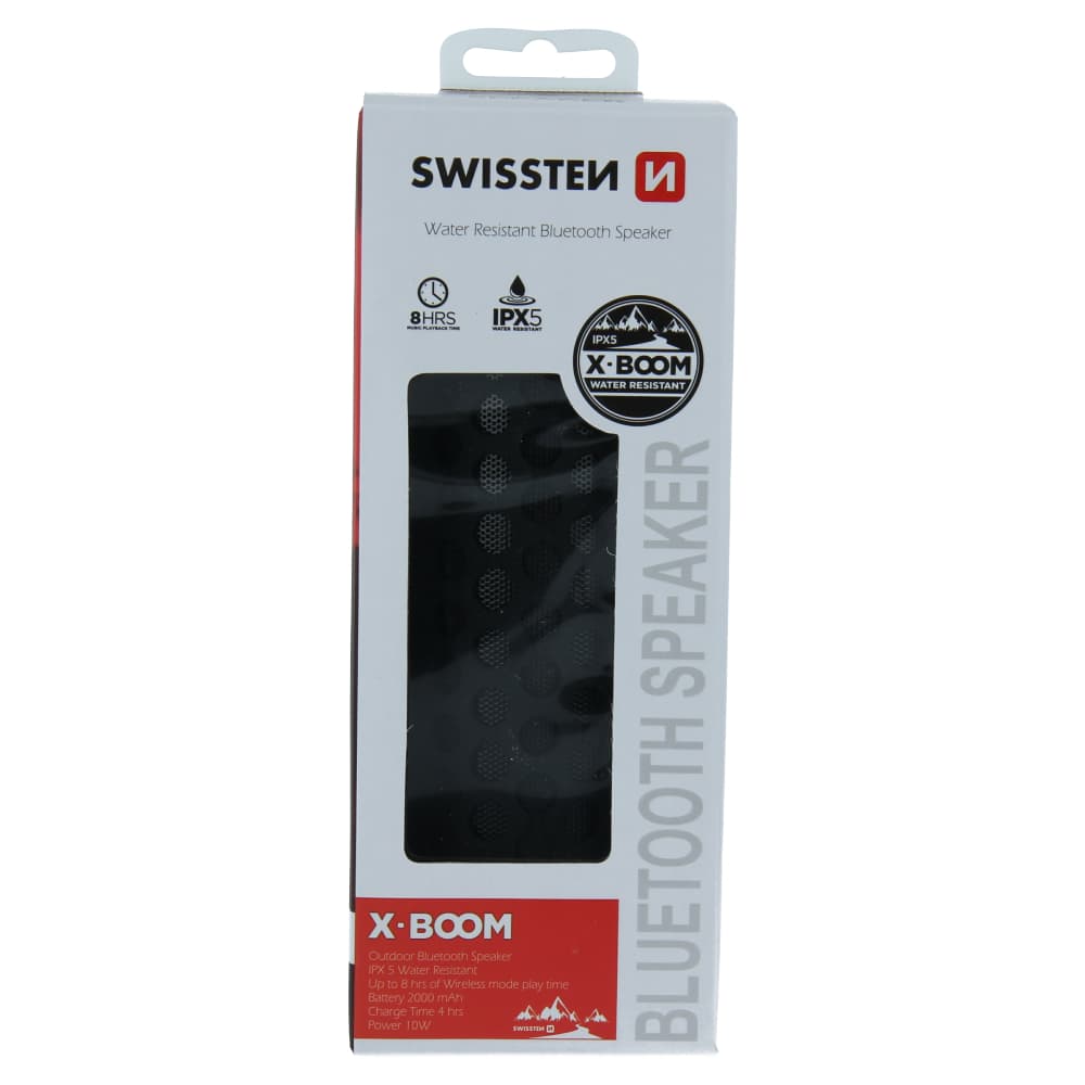 Bluetooth reproduktor swissten x-boom černý - náhled 1