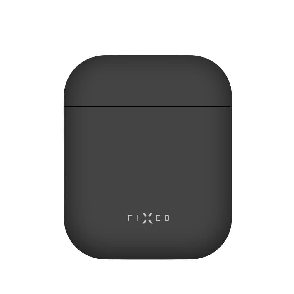 Ultratenké silikonové pouzdro FIXED Silky pro Apple Airpods, černé - náhled 1