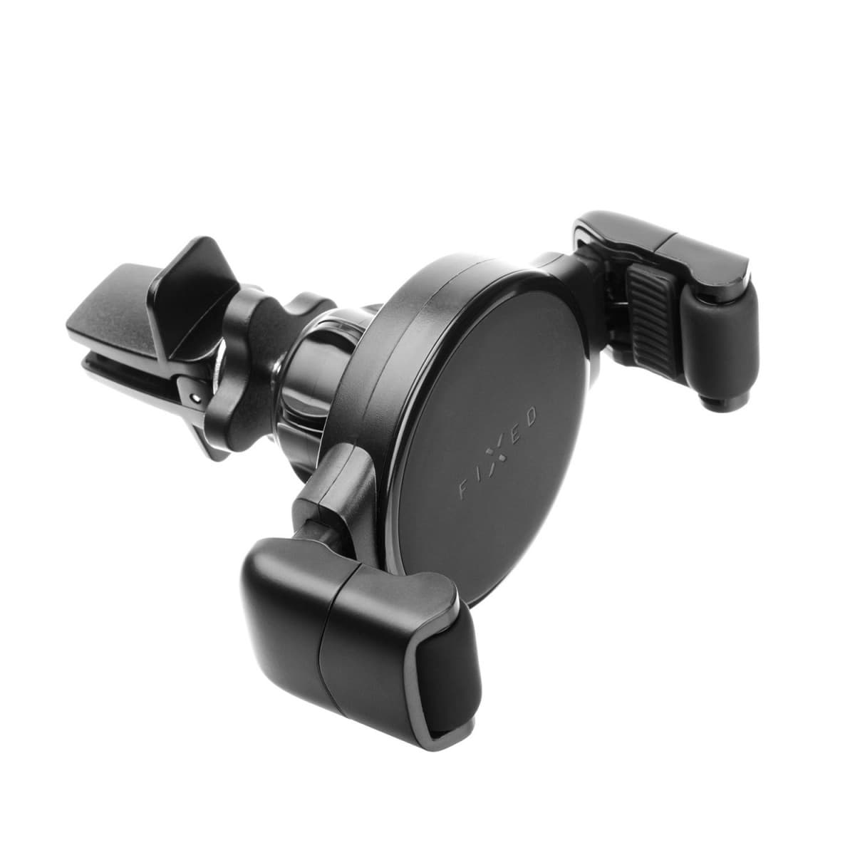 Univerzální držák FIXED Roll 2  Vent s uchycením do mřížky ventilace, černý - náhled 1
