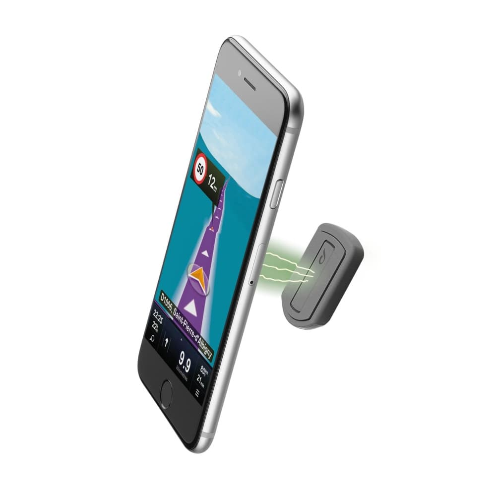 Magnetický nalepovací držák Cellularline MAG4 HANDY FORCE, černý - náhled 1