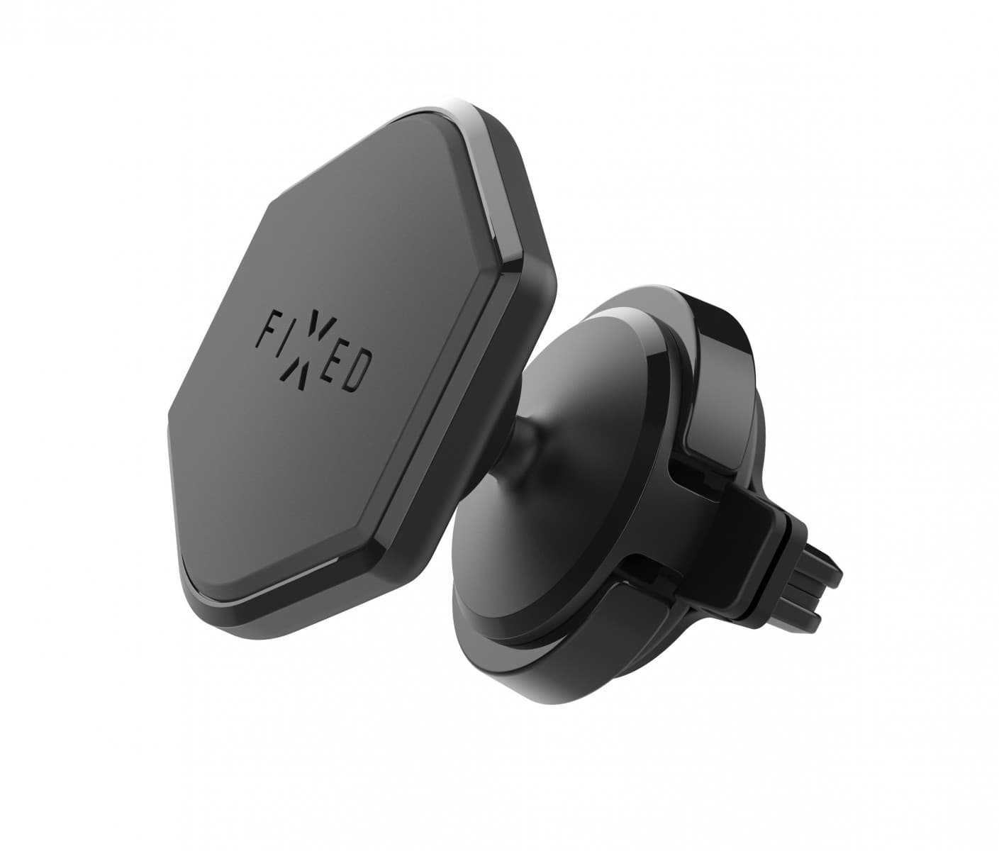 Magnetický držák FIXED Icon Air Vent do ventilace s kloubem, černý - náhled 1