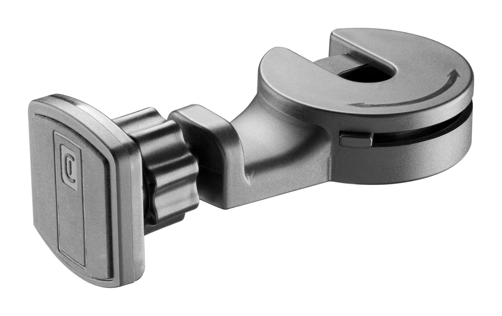 Magnetický držák Cellularline Touch Hook do opěrky hlavy, černý - náhled 1