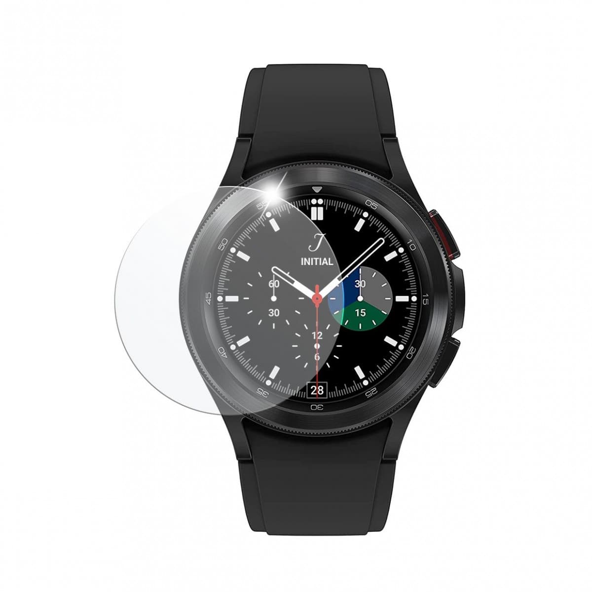 Ochranné tvrzené sklo FIXED pro smartwatch Samsung Galaxy Watch4 Classic 42mm, 2ks v balení, čiré - náhled 1