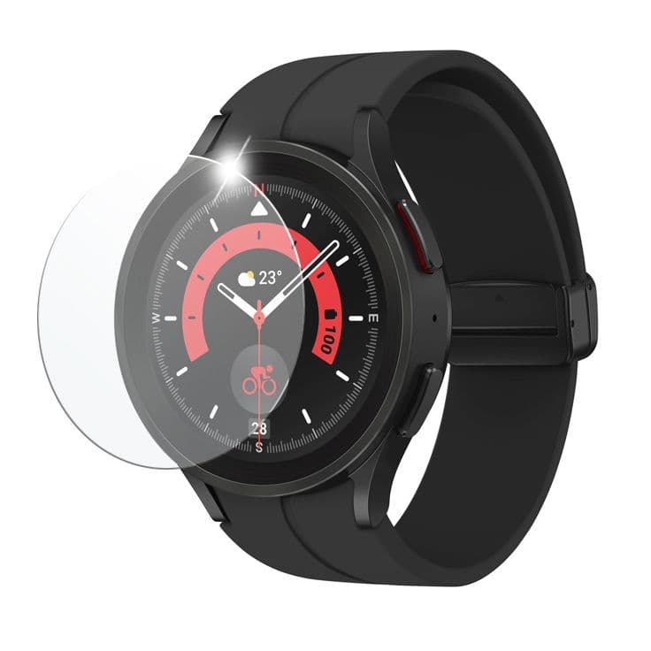 Ochranné tvrzené sklo FIXED pro smartwatch Samsung Galaxy Watch5 Pro 45mm, 2 ks v balení, čiré - náhled 1