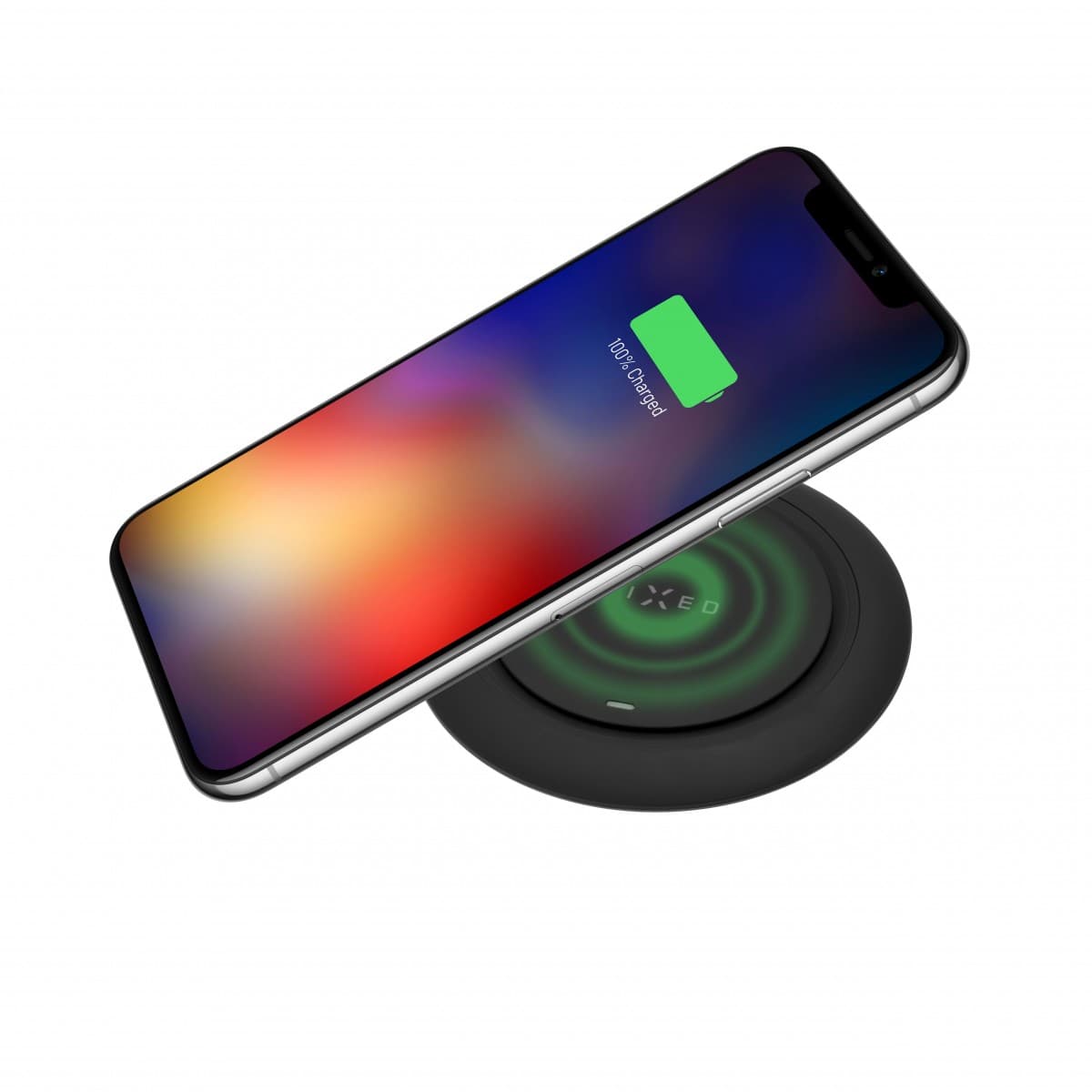 Podložka pro rychlé bezdrátové nabíjení telefonu FIXED Pad, 10W, černá - náhled 1
