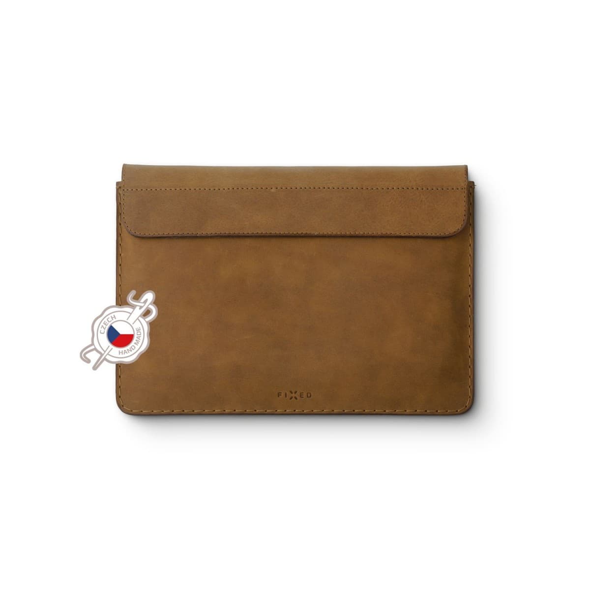 Kožené pouzdro FIXED Oxford pro Apple iPad 9,7" (2016/2017/2018), iPad Air, IPad Air 2, iPad Pro 9,7" (2016), hnědé - náhled 1