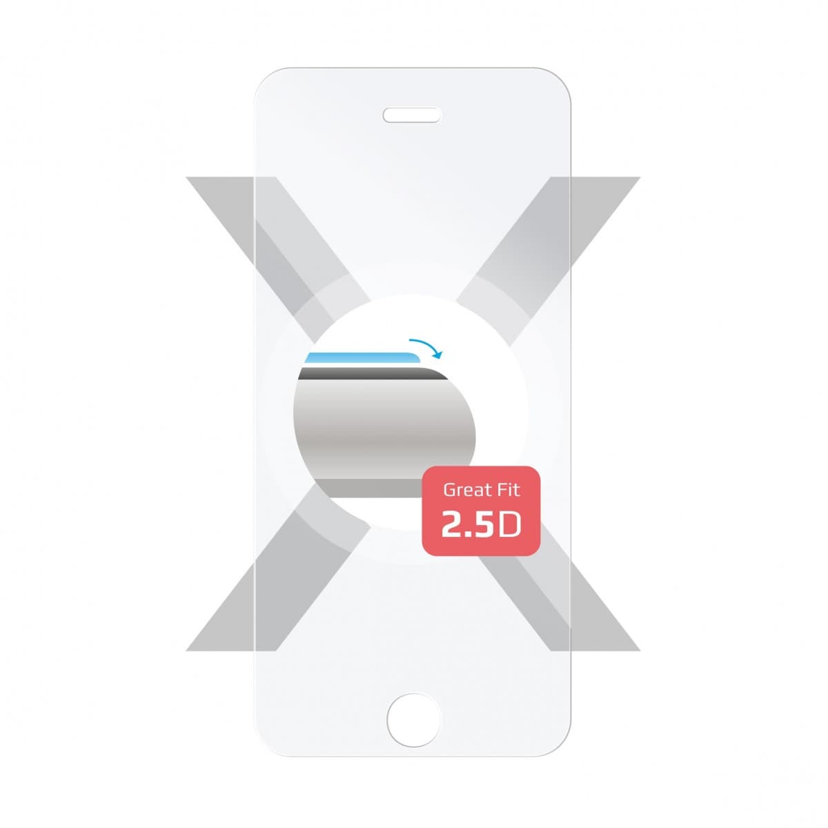 Ochranné tvrzené sklo FIXED pro Apple iPhone 5/5S/SE/5C, čiré - náhled 1