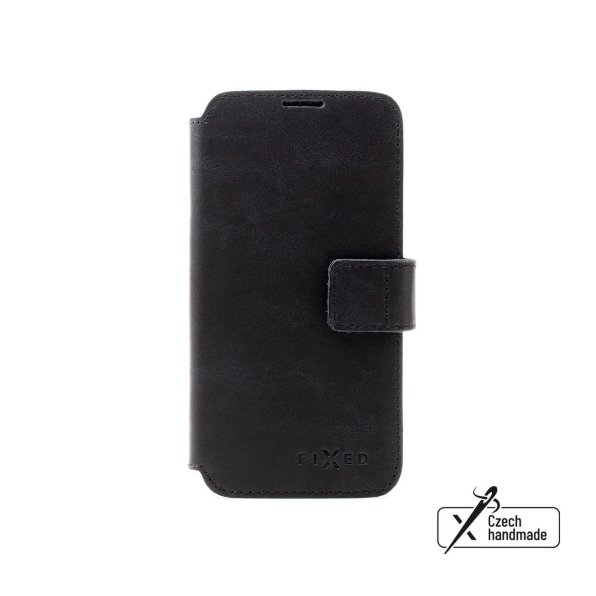 Kožené pouzdro typu kniha FIXED ProFit pro Apple iPhone 14 Pro, černé - náhled 1